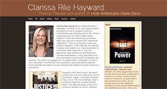 Desktop Screenshot of clarissahayward.com
